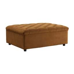 DUSK Kennadi Single Pouffe Sofa Bed - Muted Gold - thumbnail 5