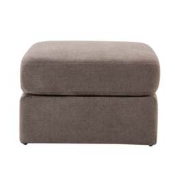 DUSK Small Seville Compact Pouffe - Chenille Mushroom - thumbnail 4