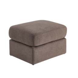 DUSK Small Seville Compact Pouffe - Chenille Mushroom - thumbnail 3