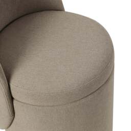 DUSK Primrose Dressing Table Storage Stool - Oatmeal - thumbnail 6