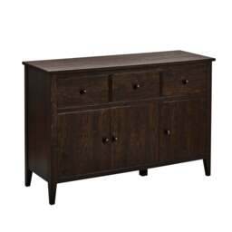 DUSK Nell 3 Door Sideboard with Drawers - Walnut - thumbnail 3