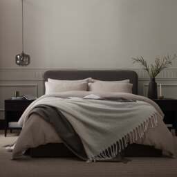 DUSK Portofino Waffle 100% Cotton Duvet Cover 200 Thread Count - Natural - Single - thumbnail 3