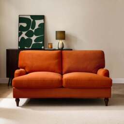 DUSK Hampshire 2 Seater Sofa - Bright Orange - thumbnail 2
