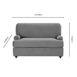DUSK Hampshire Loveseat Sofa Bed - Bright Orange - thumbnail 9