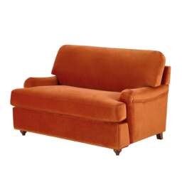 DUSK Hampshire Loveseat Sofa Bed - Bright Orange - thumbnail 5