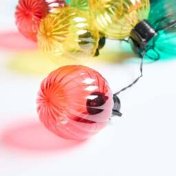 DUSK 10 Indoor/Outdoor Fiesta Colourful String Lights (Battery Powered) - Multicoloured - thumbnail 4