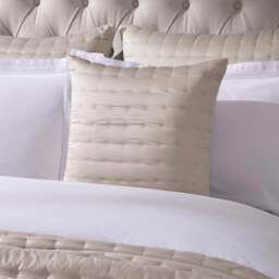 DUSK Vienna Quilted Satin Bedspread 2.5m x 2.6m - Champagne - thumbnail 4