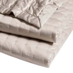 DUSK Vienna Quilted Satin Bedspread 2.5m x 2.6m - Champagne - thumbnail 5