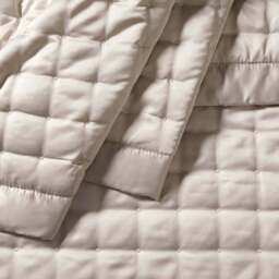 DUSK Vienna Quilted Satin Bedspread 2.5m x 2.6m - Champagne - thumbnail 2
