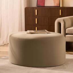 DUSK Marseille Pouffe - Latte