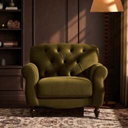DUSK Hebden Armchair - Muted Moss - thumbnail 2