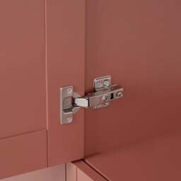 DUSK Ruby 3 Door Wardrobe with Drawers - Terracotta - thumbnail 7