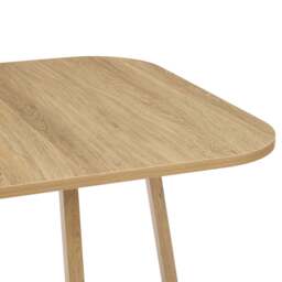 DUSK Ava Space Saver 4 Seater Dining Table and Chairs - Mushroom - thumbnail 5
