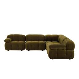 DUSK Bondi Small Right Hand L Shape Sofa -  Rich Green - thumbnail 4