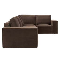 DUSK Brooklyn Large Right Hand L-Shape Sofa - Cappuccino - thumbnail 7