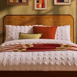 DUSK Seoul Bed Frame - Golden Haze Yellow - Double - thumbnail 5