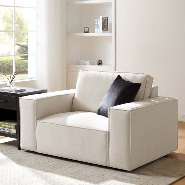 DUSK Brooklyn Loveseat - Ivory - image 1