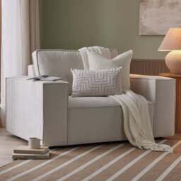 DUSK Brooklyn Loveseat - Ivory - thumbnail 3