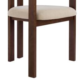 DUSK Bridget Set of 2 Dining Chairs - Chenille Oatmeal - thumbnail 4