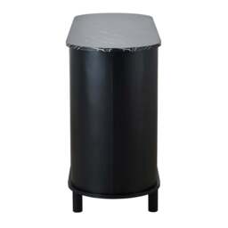 DUSK Tilda 2 Door Storage Unit - Black/ Marble Top - thumbnail 5