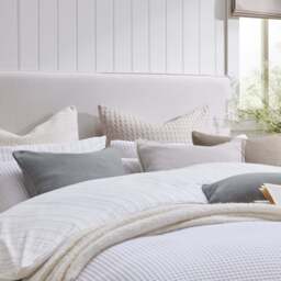 DUSK Oslo Ottoman Storage Bed - Ivory - Double - thumbnail 6