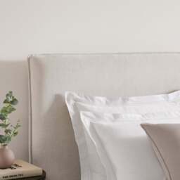 DUSK Oslo Ottoman Storage Bed - Ivory - Double - thumbnail 2