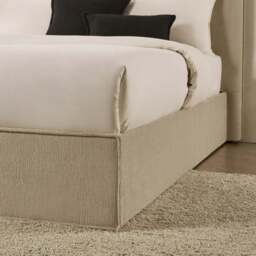 DUSK Oslo Ottoman Storage Bed - Textured Oatmeal - Double - thumbnail 8