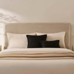 DUSK Oslo Ottoman Storage Bed - Textured Oatmeal - Double - thumbnail 5