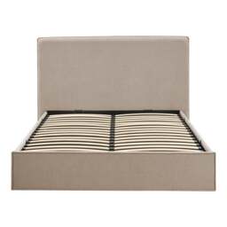 DUSK Oslo Ottoman Storage Bed - Textured Oatmeal - Double - thumbnail 9