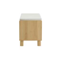 DUSK Avalon Storage Bench - Light Oak Effect - thumbnail 7