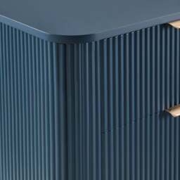 DUSK Hattie 2 Drawer Bedside Table - Teal - thumbnail 6