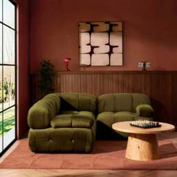DUSK Bondi Small Corner Sofa - Rich Green - thumbnail 2