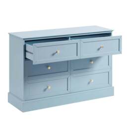 DUSK Ruby 6 Drawer Chest - Sky Blue - thumbnail 5