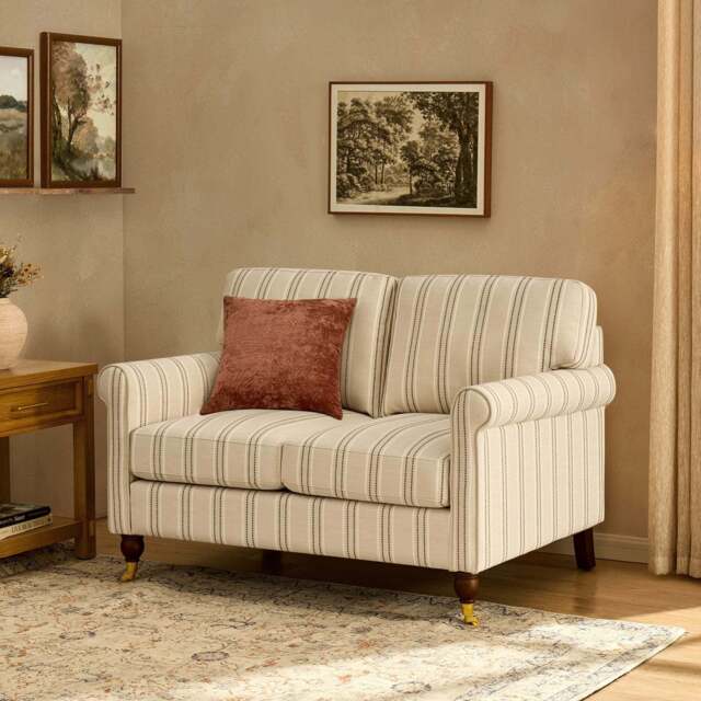DUSK Sicily Small 2 Seater Sofa - Stripe - image 1