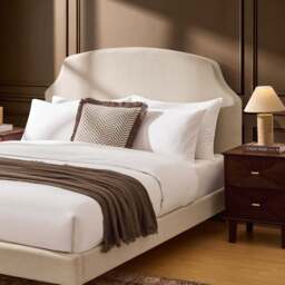 DUSK Surrey Bed Frame - Beige - Double - thumbnail 4