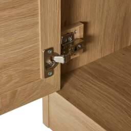 DUSK Carly 3 Door Sideboard - Light Oak Effect - thumbnail 7