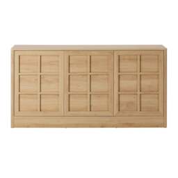 DUSK Carly 3 Door Sideboard - Light Oak Effect - thumbnail 5
