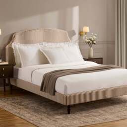 DUSK Surrey Bed Frame - Chocolate Stripe - King Size - thumbnail 3