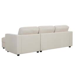 DUSK Soho Right Hand Storage Chaise Sofa - Beige - thumbnail 7