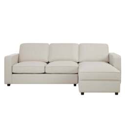 DUSK Soho Right Hand Storage Chaise Sofa - Beige - thumbnail 4