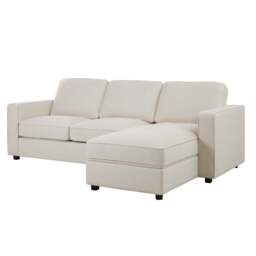 DUSK Soho Right Hand Storage Chaise Sofa - Beige - thumbnail 3