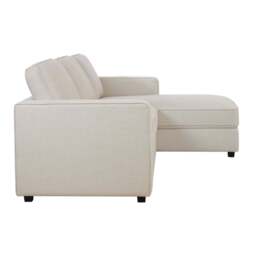 DUSK Soho Right Hand Storage Chaise Sofa - Beige - thumbnail 6