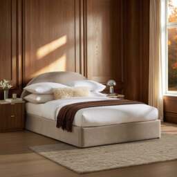 DUSK Austin Ottoman Storage Bed - Stone - King Size - thumbnail 3