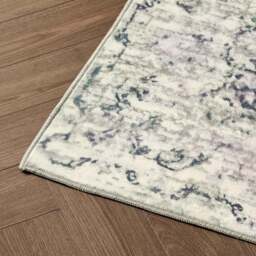 DUSK Zahra Persian Style Machine Washable Rug - Sage - 160 x 230cm - thumbnail 5