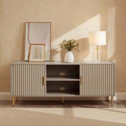 "DUSK Evie TV Unit for TVs up to 65""- Taupe" - thumbnail 1