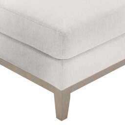 DUSK Chesterfield Pouffe - Natural Stripe - thumbnail 3