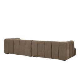 DUSK Manhattan Left Hand Chaise Sofa - Chenille Mushroom - thumbnail 5