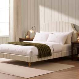 DUSK Surrey Bed Frame - Thin Stripe - Double - thumbnail 3