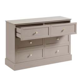 DUSK Ruby 6 Drawer Chest - Taupe - thumbnail 5