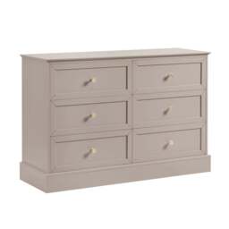 DUSK Ruby 6 Drawer Chest - Taupe - thumbnail 4